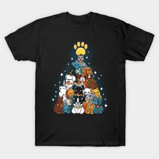 Dog Xmas tree T-Shirt